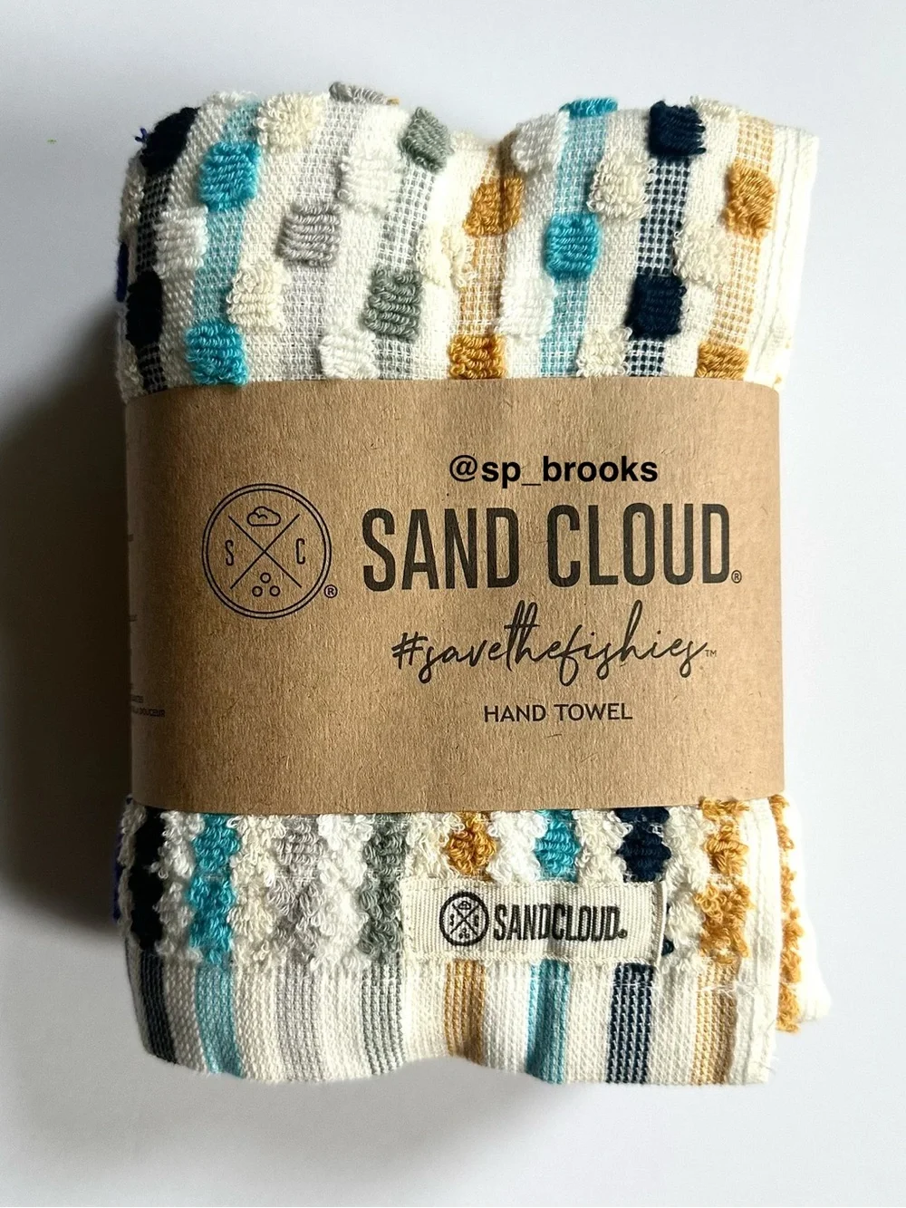 🎁2PC Sand Cloud Hand Towel Set TJS24BHU006MLT2P - Saturnia Hand Towels - 18”x30”